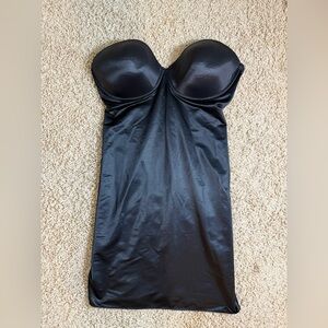 Marks & Spencer Black Strapless Shapewear Slip 34DD